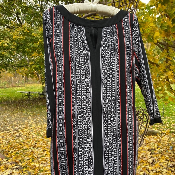 CACHE BLACK KNIT DRESS - Picture 2 of 8